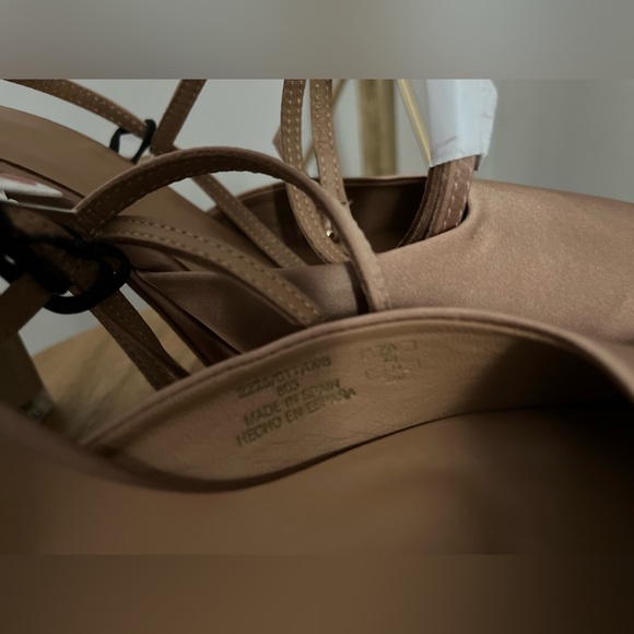 Zara Platform Pink Strappy Heels NWT ~ Size 9 - Picture 6 of 8